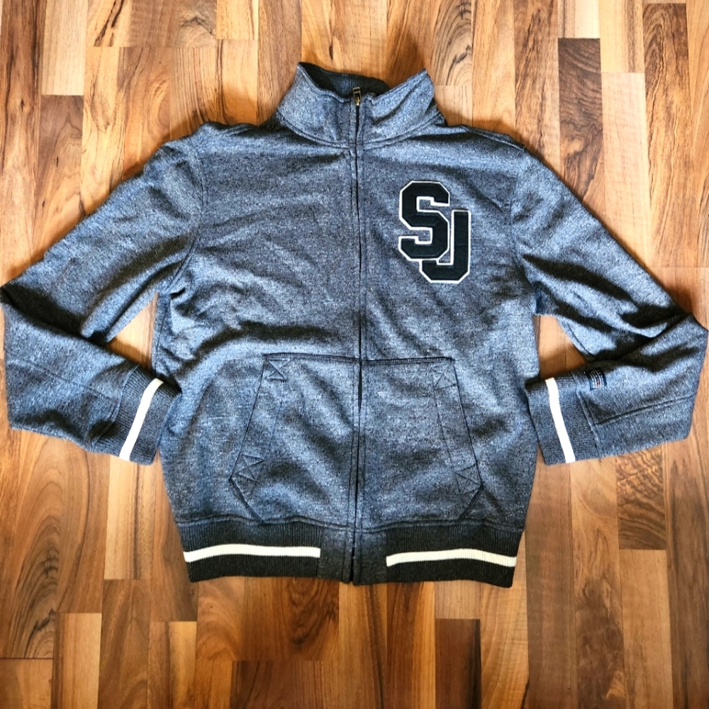 Mens Sean John zip up Gray Large